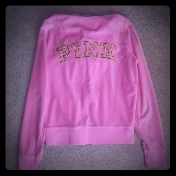 Victoria's Secret Other - 💝 SOLD.💝      Victoria's Secret Pink Velour Sweatsuit